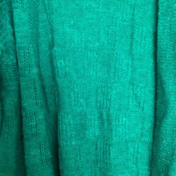 Ichi rich green long open cardigan, size M - Picture 6 of 7